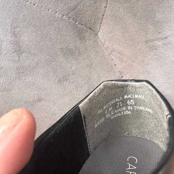 Capezio tic tap toe tap shoes Oxford lace up black size 4 rn #63356 - Picture 8 of 11